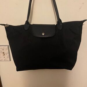 Le pliage large black tote